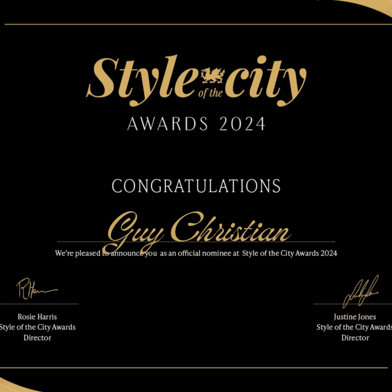 Guy Christian Nomination for Style of the city awards 2024